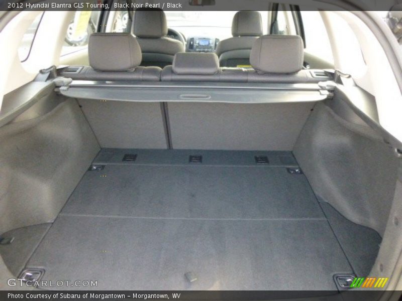 Black Noir Pearl / Black 2012 Hyundai Elantra GLS Touring