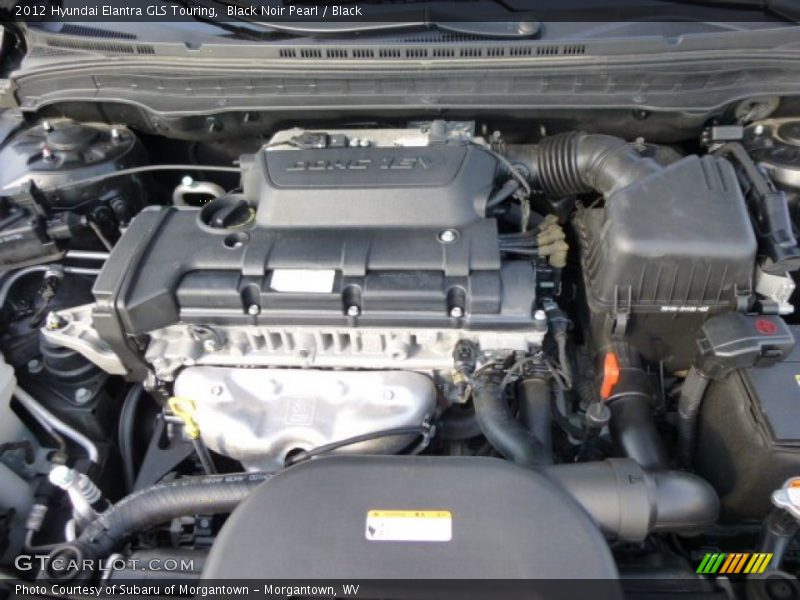 Black Noir Pearl / Black 2012 Hyundai Elantra GLS Touring