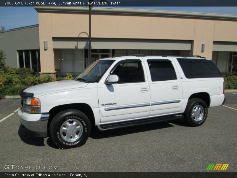 Summit White / Pewter/Dark Pewter 2003 GMC Yukon XL SLT 4x4