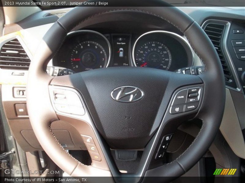 Juniper Green / Beige 2013 Hyundai Santa Fe Sport 2.0T
