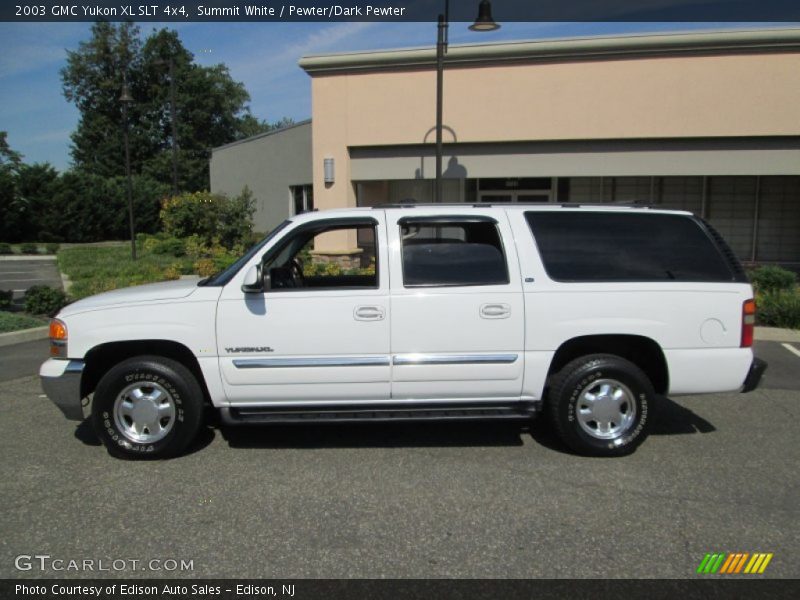 Summit White / Pewter/Dark Pewter 2003 GMC Yukon XL SLT 4x4