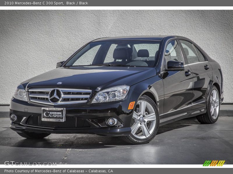 Black / Black 2010 Mercedes-Benz C 300 Sport