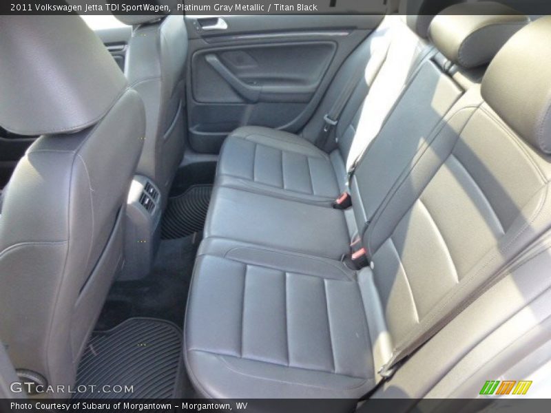 Platinum Gray Metallic / Titan Black 2011 Volkswagen Jetta TDI SportWagen