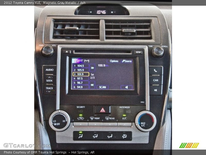 Magnetic Gray Metallic / Ash 2012 Toyota Camry XLE