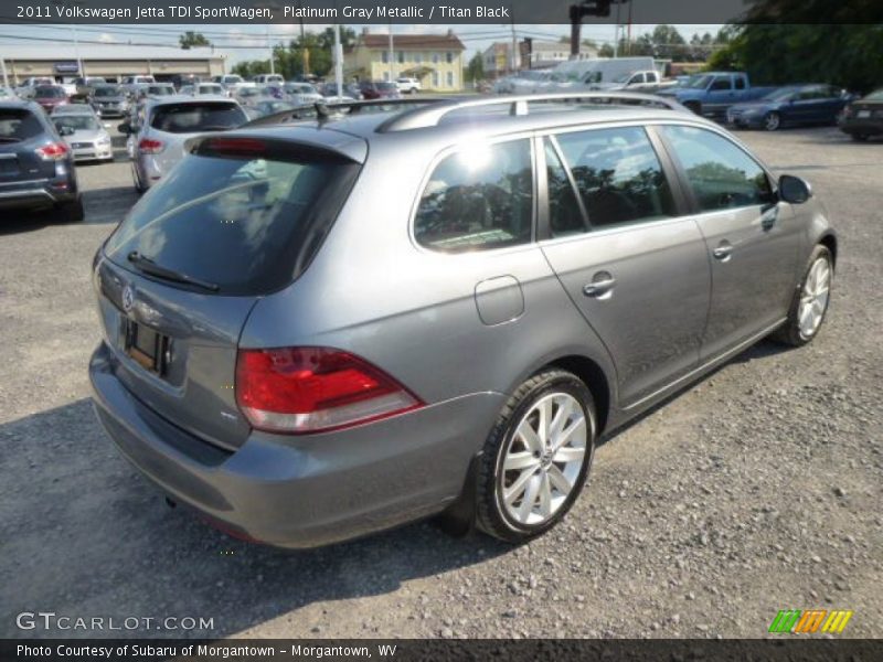 Platinum Gray Metallic / Titan Black 2011 Volkswagen Jetta TDI SportWagen