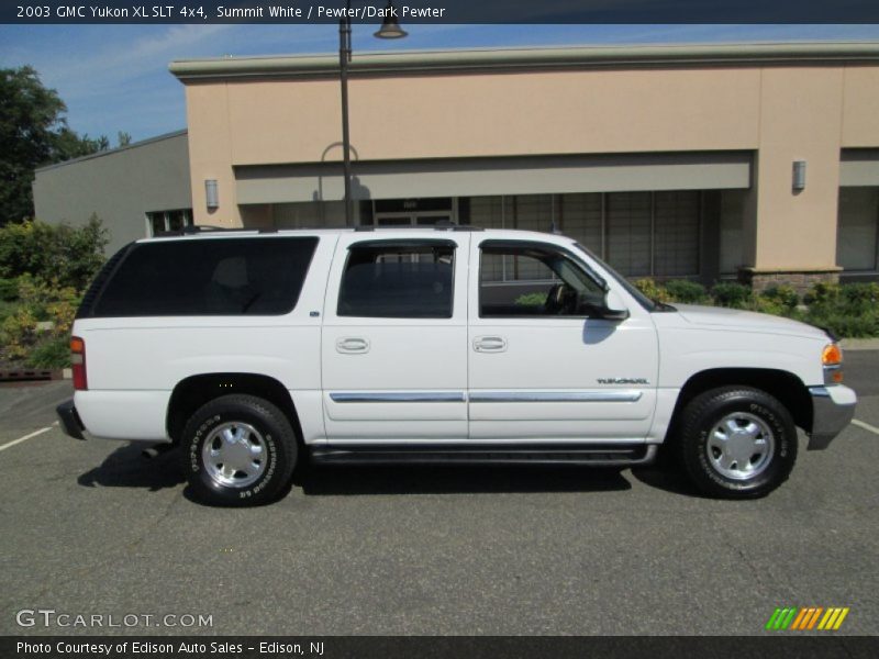 Summit White / Pewter/Dark Pewter 2003 GMC Yukon XL SLT 4x4