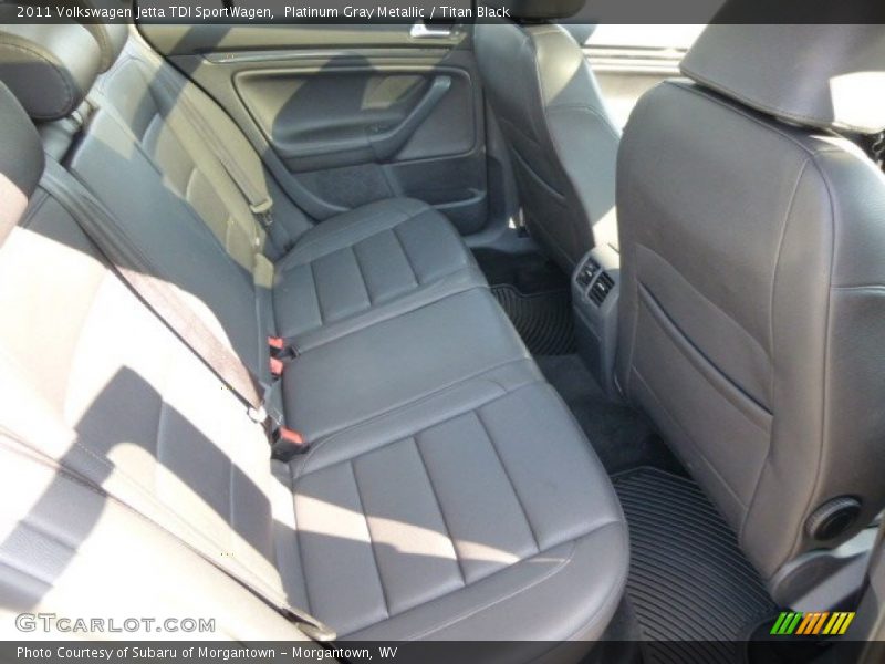Platinum Gray Metallic / Titan Black 2011 Volkswagen Jetta TDI SportWagen