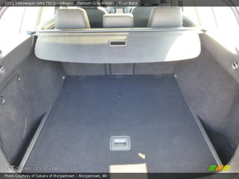 Platinum Gray Metallic / Titan Black 2011 Volkswagen Jetta TDI SportWagen