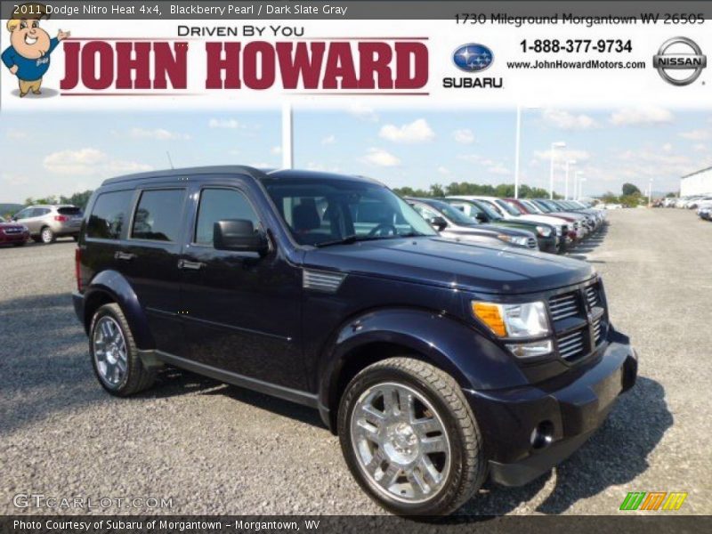 Blackberry Pearl / Dark Slate Gray 2011 Dodge Nitro Heat 4x4