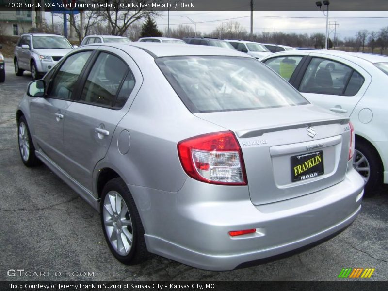 Quicksilver Metallic / Black 2008 Suzuki SX4 Sport Touring Sedan