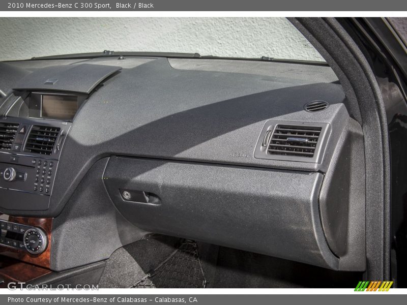 Black / Black 2010 Mercedes-Benz C 300 Sport