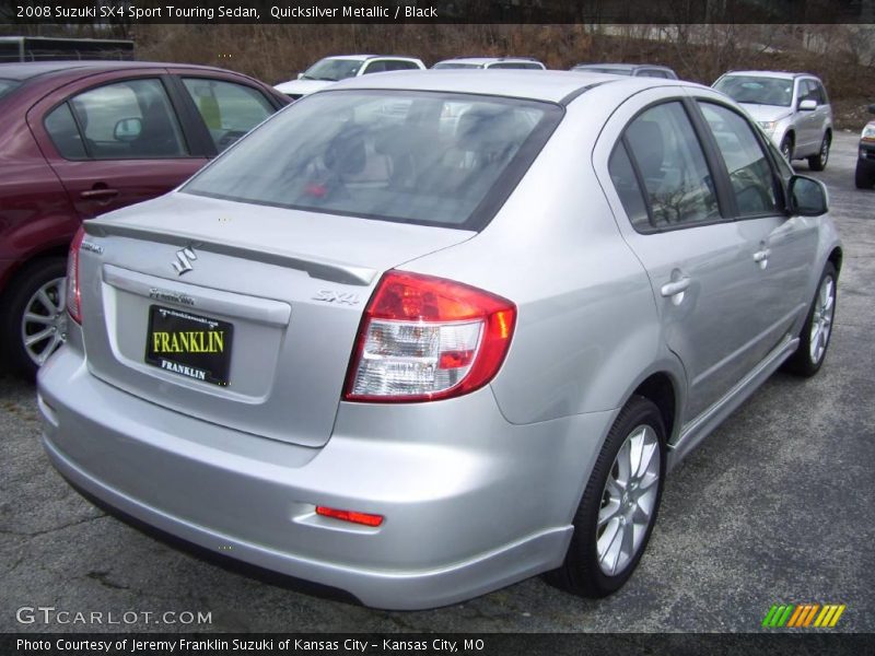Quicksilver Metallic / Black 2008 Suzuki SX4 Sport Touring Sedan