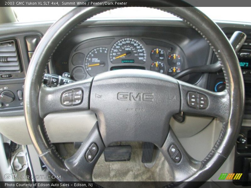 Summit White / Pewter/Dark Pewter 2003 GMC Yukon XL SLT 4x4