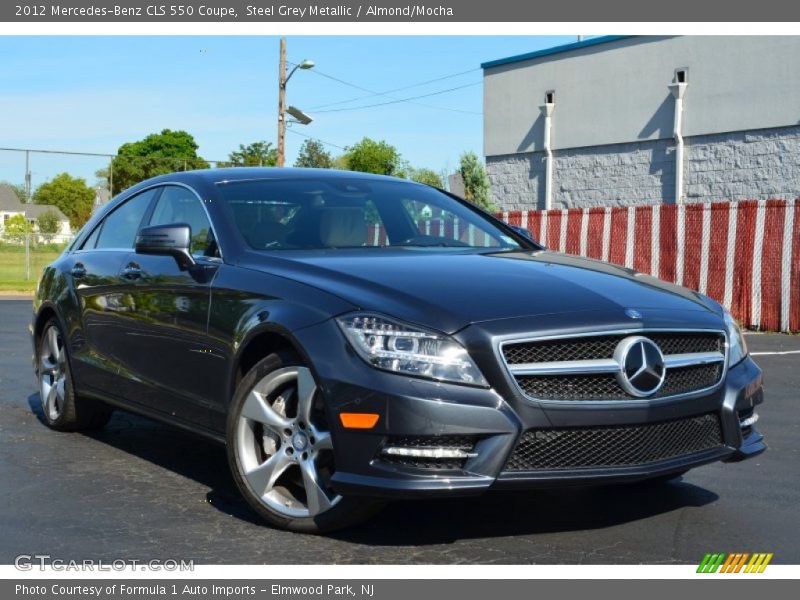 Steel Grey Metallic / Almond/Mocha 2012 Mercedes-Benz CLS 550 Coupe