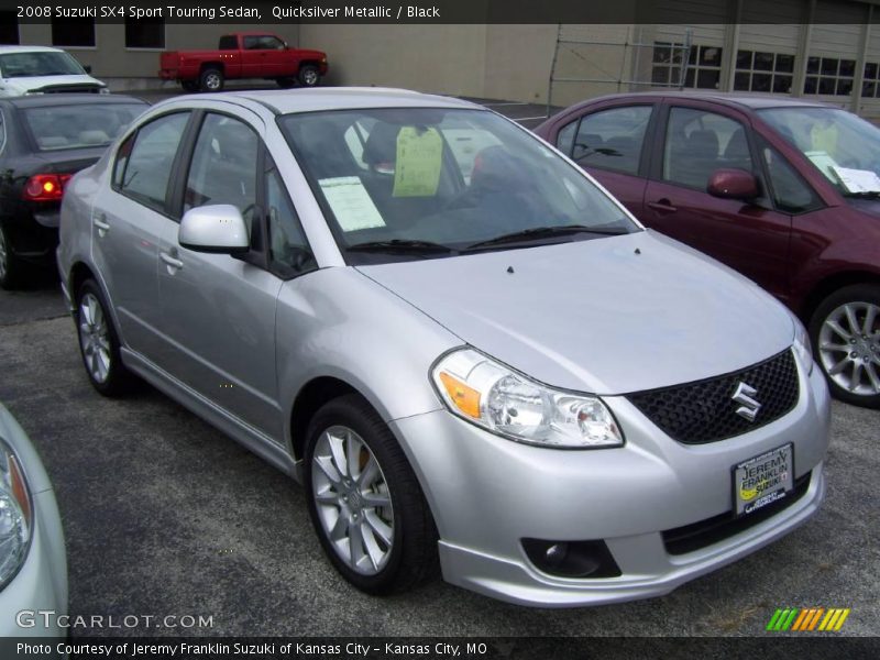 Quicksilver Metallic / Black 2008 Suzuki SX4 Sport Touring Sedan