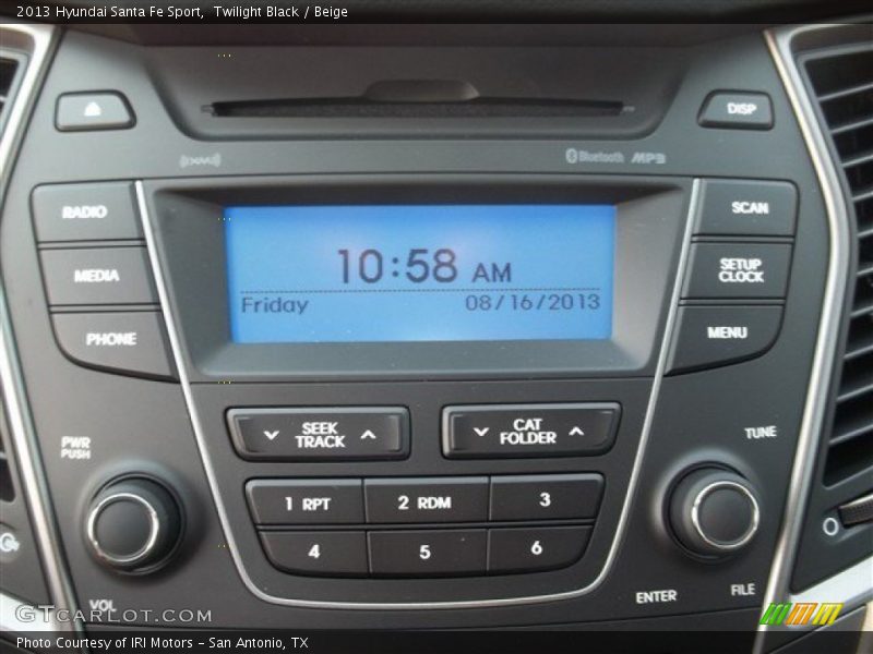 Twilight Black / Beige 2013 Hyundai Santa Fe Sport