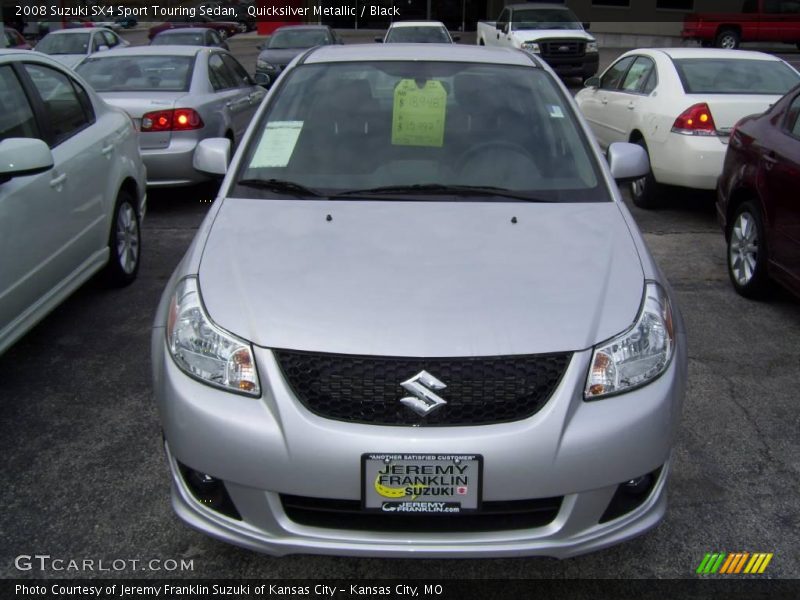 Quicksilver Metallic / Black 2008 Suzuki SX4 Sport Touring Sedan