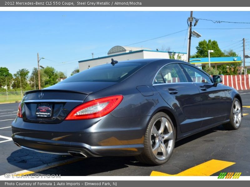 Steel Grey Metallic / Almond/Mocha 2012 Mercedes-Benz CLS 550 Coupe