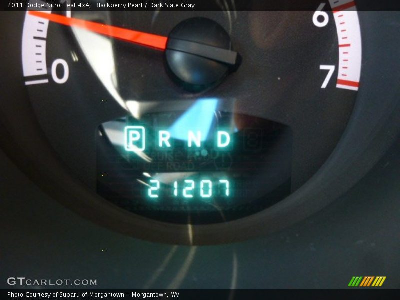 Blackberry Pearl / Dark Slate Gray 2011 Dodge Nitro Heat 4x4