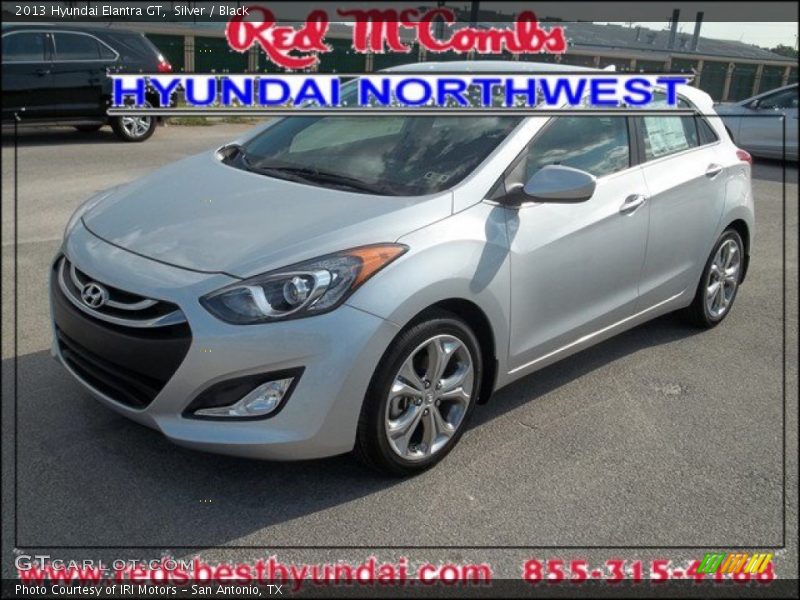 Silver / Black 2013 Hyundai Elantra GT