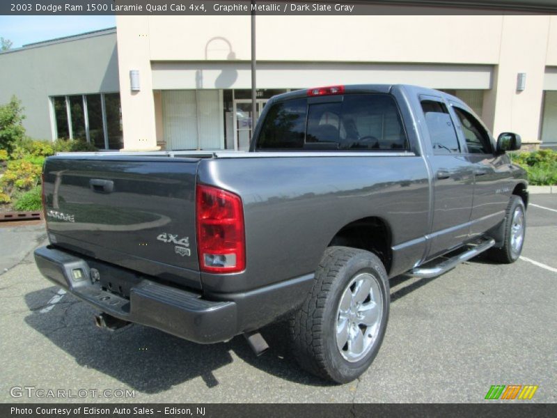 Graphite Metallic / Dark Slate Gray 2003 Dodge Ram 1500 Laramie Quad Cab 4x4