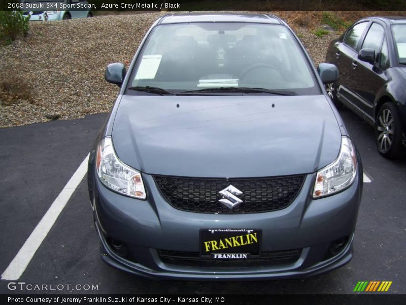Azure Grey Metallic / Black 2008 Suzuki SX4 Sport Sedan