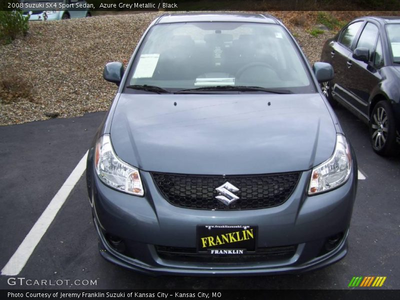 Azure Grey Metallic / Black 2008 Suzuki SX4 Sport Sedan