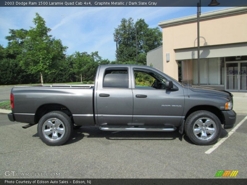 Graphite Metallic / Dark Slate Gray 2003 Dodge Ram 1500 Laramie Quad Cab 4x4