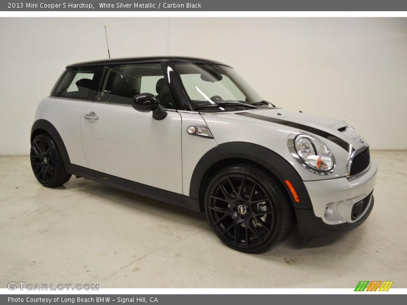 White Silver Metallic / Carbon Black 2013 Mini Cooper S Hardtop