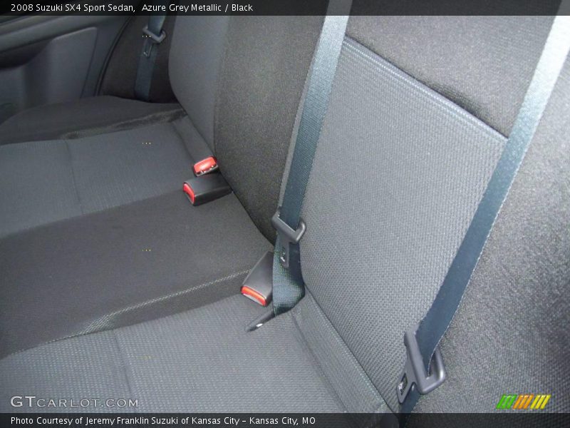 Azure Grey Metallic / Black 2008 Suzuki SX4 Sport Sedan