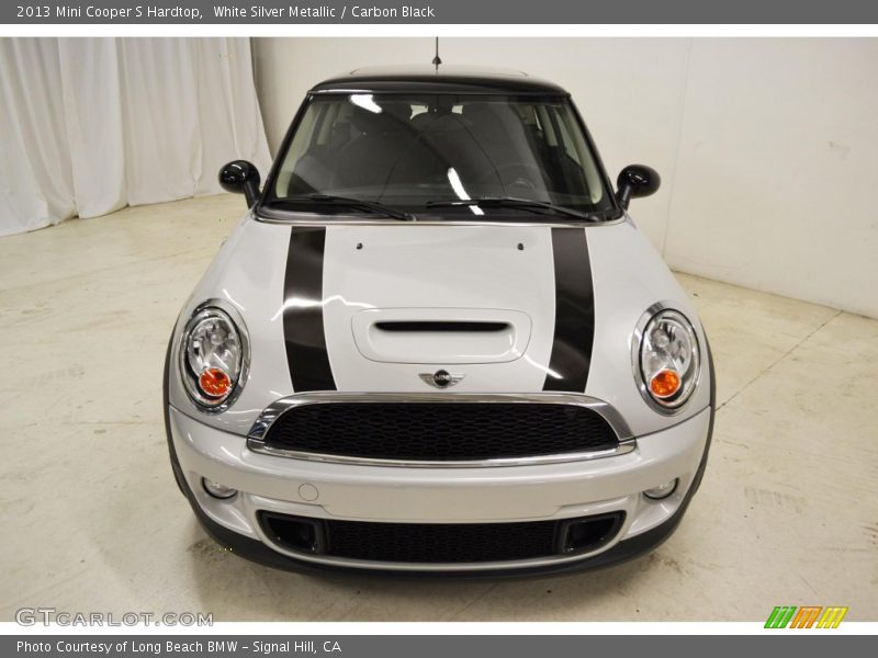 White Silver Metallic / Carbon Black 2013 Mini Cooper S Hardtop