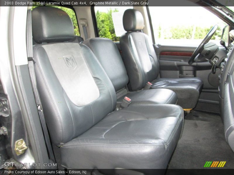 Graphite Metallic / Dark Slate Gray 2003 Dodge Ram 1500 Laramie Quad Cab 4x4