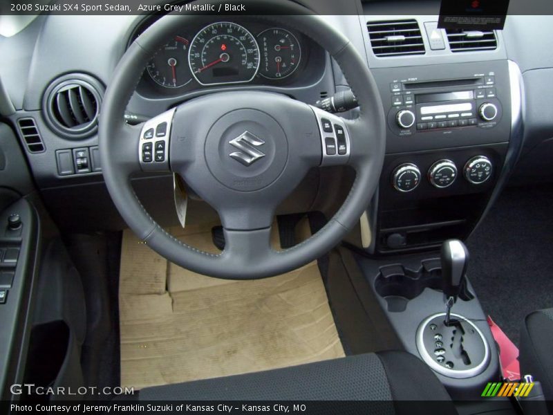 Azure Grey Metallic / Black 2008 Suzuki SX4 Sport Sedan