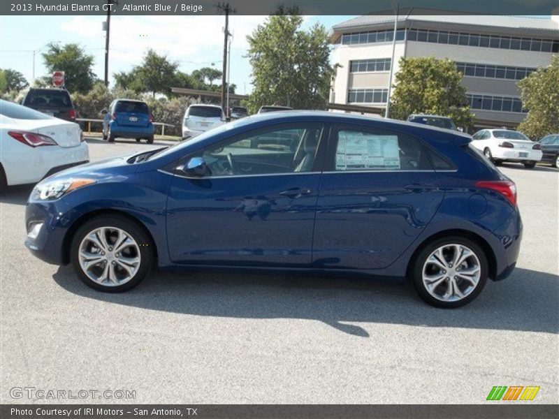Atlantic Blue / Beige 2013 Hyundai Elantra GT