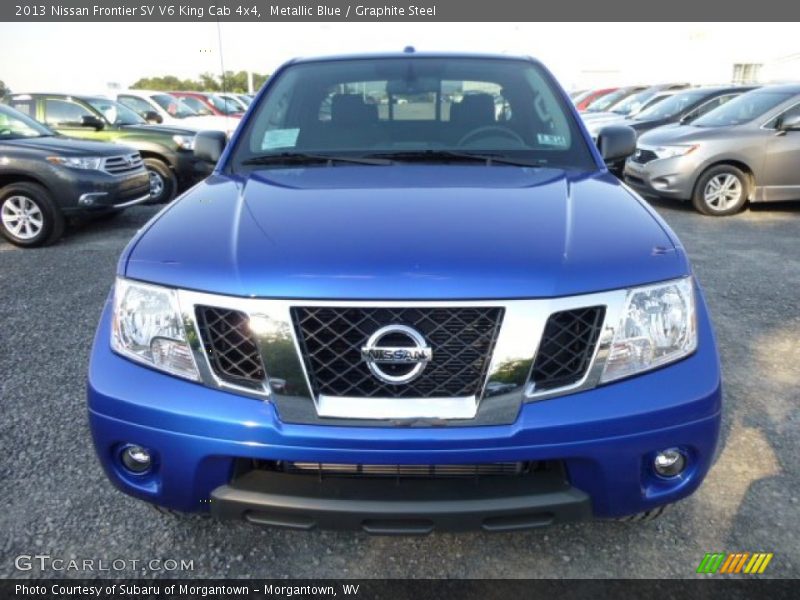 Metallic Blue / Graphite Steel 2013 Nissan Frontier SV V6 King Cab 4x4