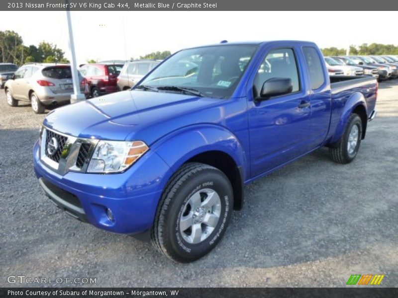 Metallic Blue / Graphite Steel 2013 Nissan Frontier SV V6 King Cab 4x4