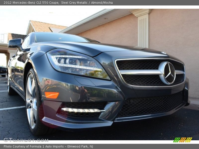 Steel Grey Metallic / Almond/Mocha 2012 Mercedes-Benz CLS 550 Coupe