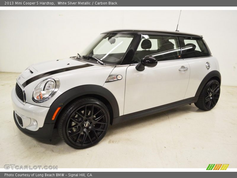 White Silver Metallic / Carbon Black 2013 Mini Cooper S Hardtop