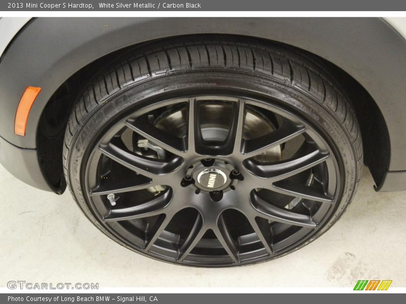 White Silver Metallic / Carbon Black 2013 Mini Cooper S Hardtop