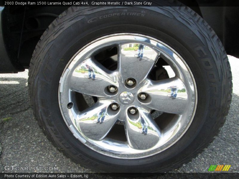 Graphite Metallic / Dark Slate Gray 2003 Dodge Ram 1500 Laramie Quad Cab 4x4