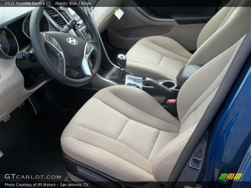 Atlantic Blue / Beige 2013 Hyundai Elantra GT