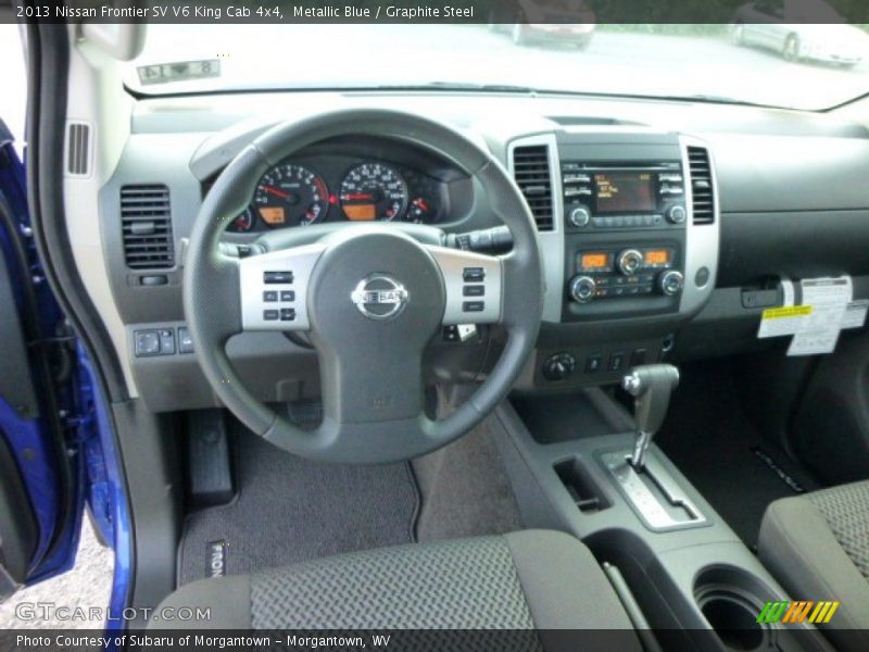 Metallic Blue / Graphite Steel 2013 Nissan Frontier SV V6 King Cab 4x4