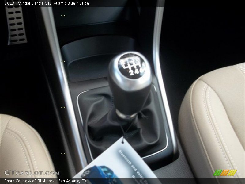 Atlantic Blue / Beige 2013 Hyundai Elantra GT