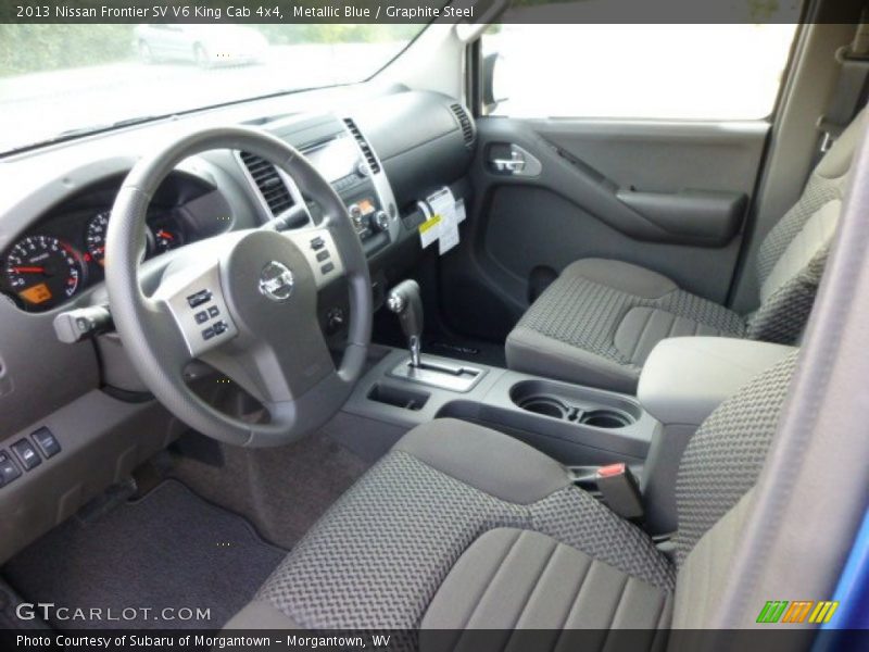 Metallic Blue / Graphite Steel 2013 Nissan Frontier SV V6 King Cab 4x4