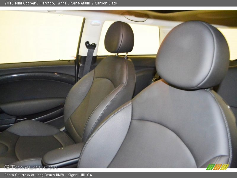 White Silver Metallic / Carbon Black 2013 Mini Cooper S Hardtop