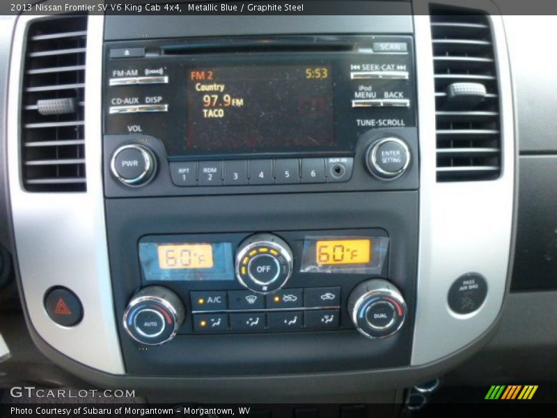 Metallic Blue / Graphite Steel 2013 Nissan Frontier SV V6 King Cab 4x4