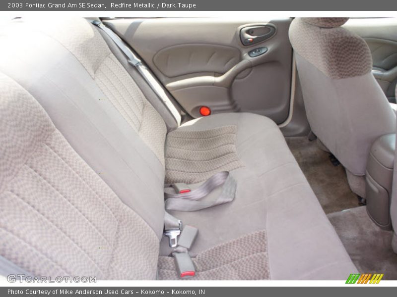 Redfire Metallic / Dark Taupe 2003 Pontiac Grand Am SE Sedan