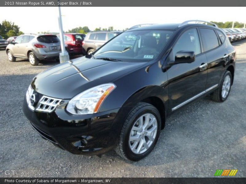 Super Black / Black 2013 Nissan Rogue SL AWD