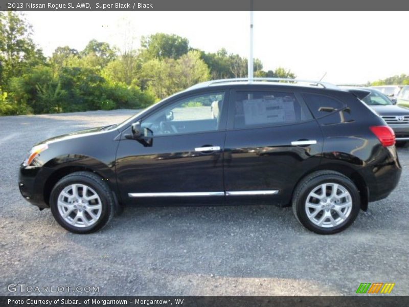 Super Black / Black 2013 Nissan Rogue SL AWD