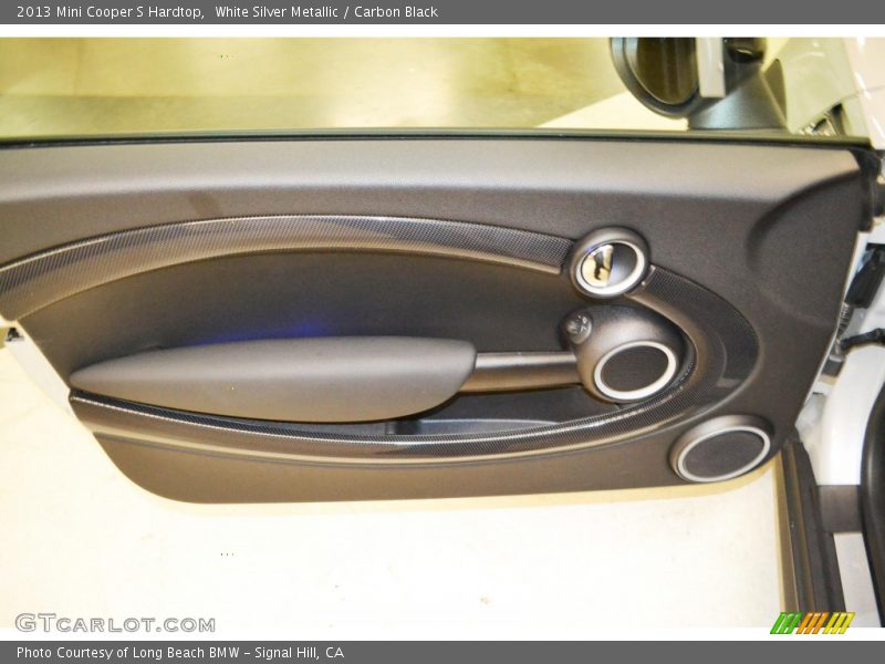 White Silver Metallic / Carbon Black 2013 Mini Cooper S Hardtop
